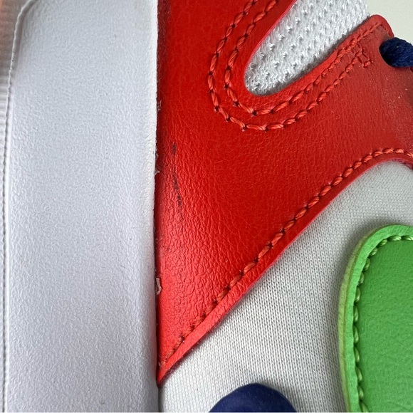 Nike LD Victory Sneakers Boys Girls Youth 6.5 White Orange Green Lightweight - Picture 10 of 13